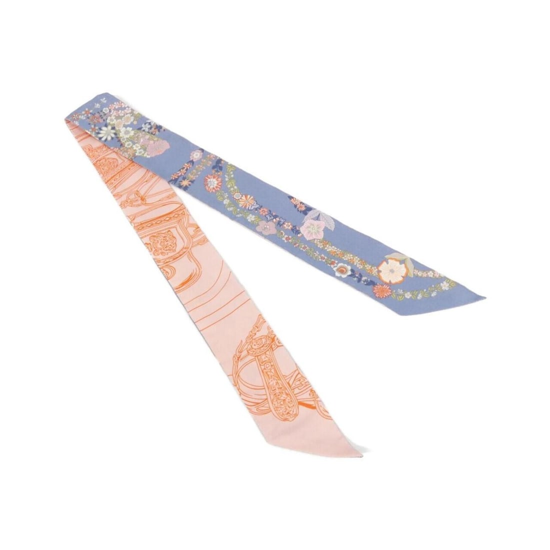 Hermes Twilly 064220S Scarf Muffler: --- Catalog ---Category: SizeSize (LxW): 5cm x 86cm / 1.96'' x 33.85''Category: DesignType: ScarfColor: Blue, PinkGender: WomenMaterial: Silk Category: GeneralMPN: 064220SBrand: Hermes--- Item List --