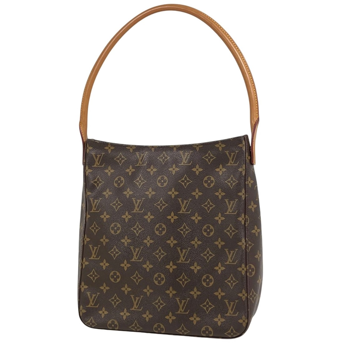 Louis Vuitton Looping GM Shoulder Bag, One-Shoulder Style, Monogram Brown, M51145, Women's: --- Catalog ---Category: SizeSize (HxWxD): 32cm x 28cm x 10.5cm / 12.59'' x 11.02'' x 4.13''Category: DesignType: Shoulder bagColor: BrownGender: WomenMaterial: Monogram Category: GeneralMPN: M51145Br