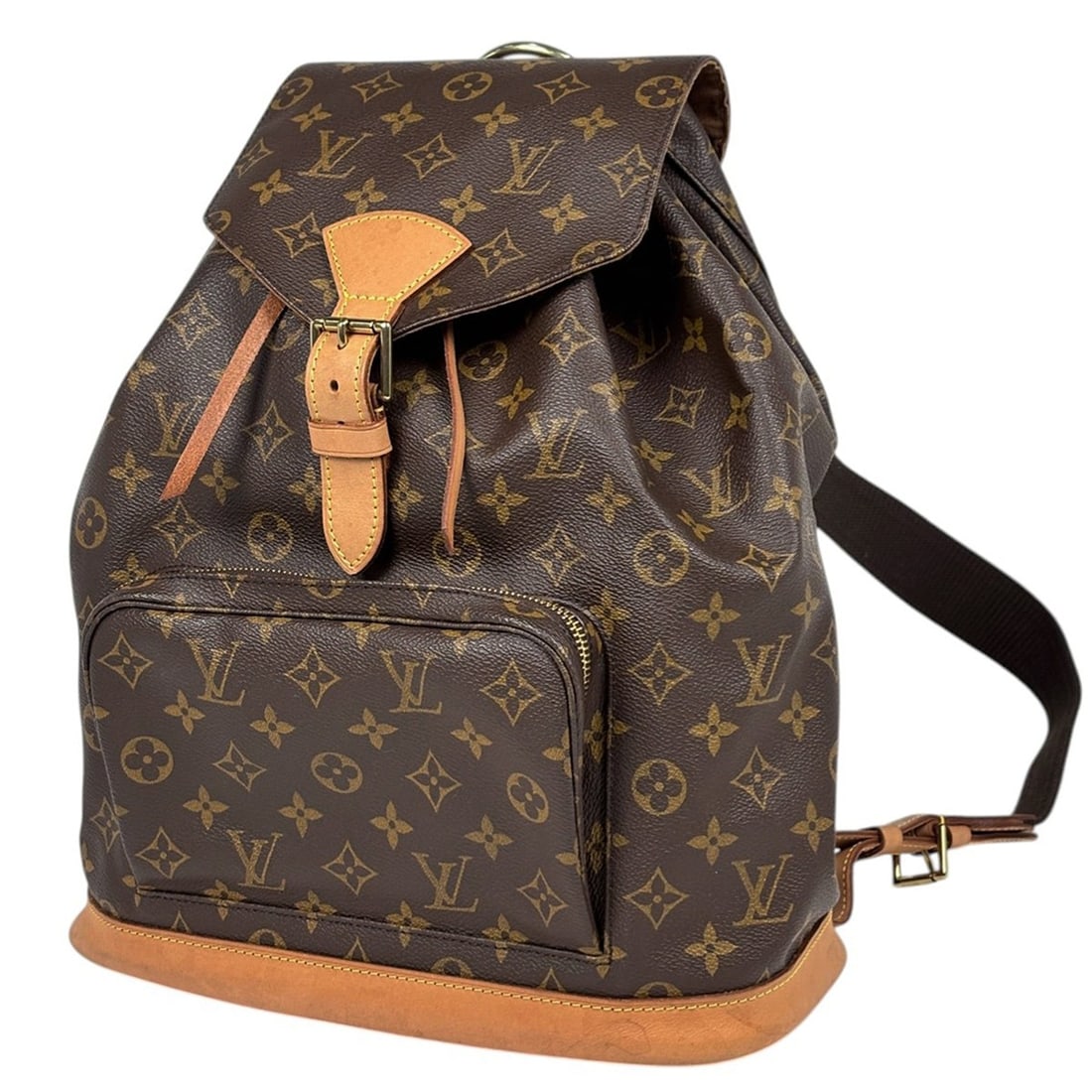 Louis Vuitton Montsouris GM Backpack Daypack Rucksack Monogram Brown M51135 Women's (1 of 20)