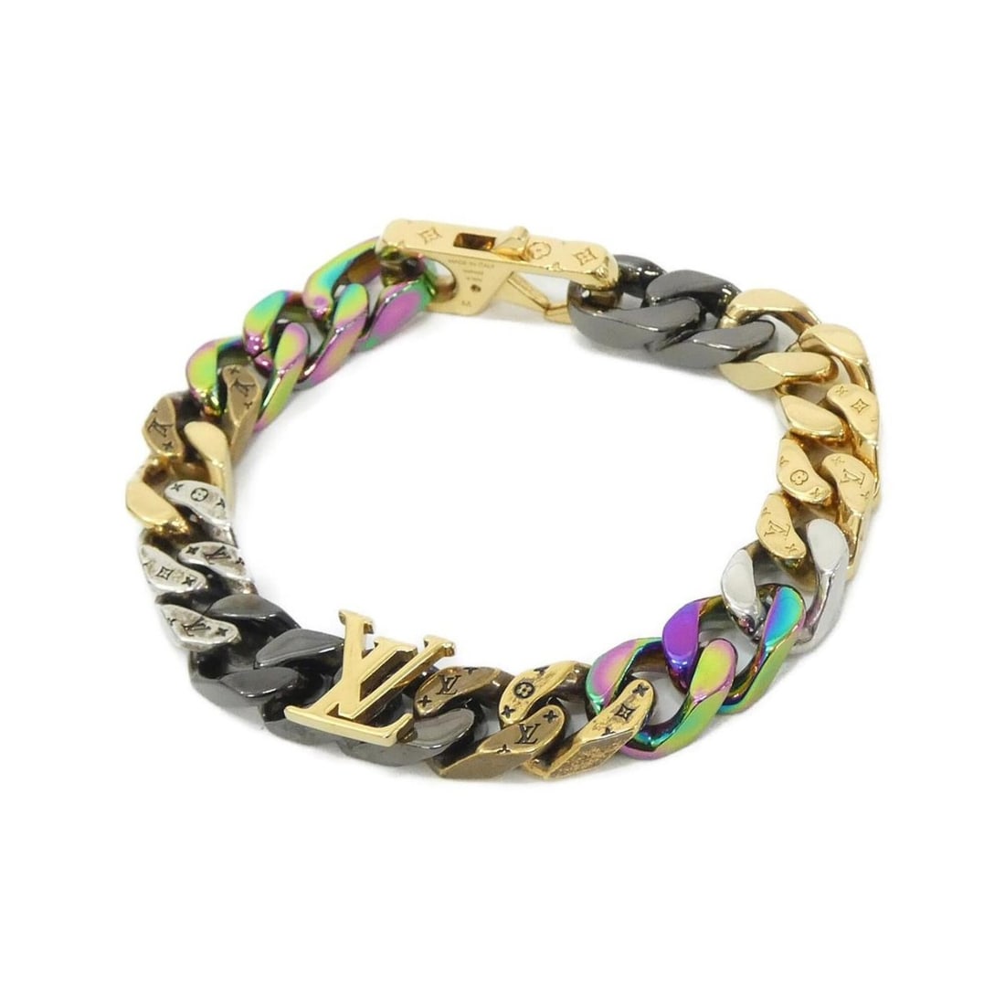 Louis Vuitton Chain Links Patches Bracelet M69463 (1 of 10)