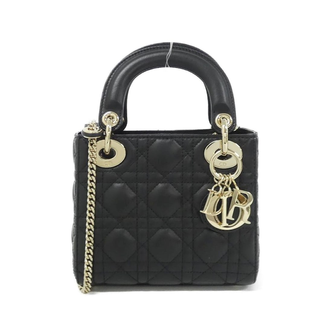 Christian Dior Lady Mini M0505OCAL Handbag: --- Catalog ---Category: SizeSize (HxWxD): 15cm x 17cm x 7cm / 5.9'' x 6.69'' x 2.75''Category: DesignType: HandbagColor: BlackGender: WomenMaterial: Leather Leather/Fur Type: LambskinCategory: Genera
