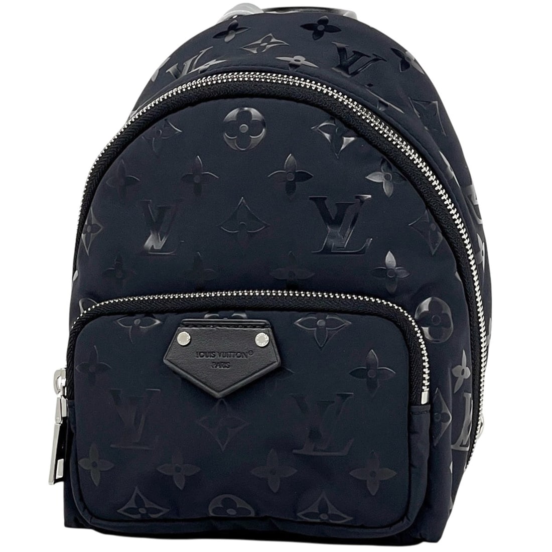 Louis Vuitton Palm Springs Backpack MINI Monogram Nylon LV Snow SKI Polar Night M11780 Women's: --- Catalog ---Category: SizeSize (HxWxD): 22cm x 15cm x 10cm / 8.66'' x 5.9'' x 3.93''Category: DesignType: BackpackColor: Blue, GrayGender: WomenMaterial: Leather Category: GeneralBrand: Louis Vuitt