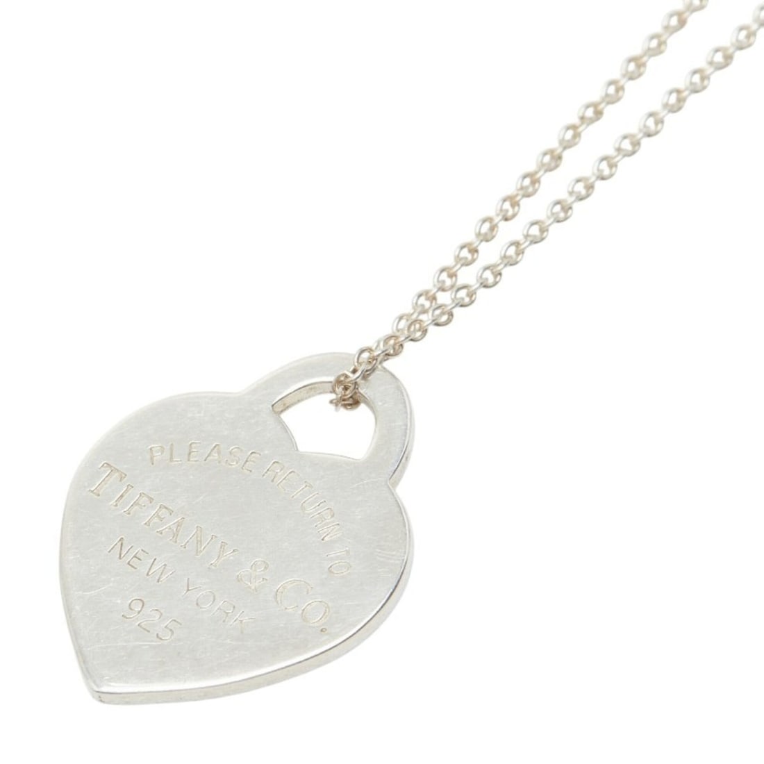 Tiffany & Co. Return to Heart Tag Necklace, SV925 Silver, Women's.: --- Catalog ---Category: SizePendant Size: 19.6mm x 15.8mm / 0.77'' x 0.62''Neck Circumference: 40 cm / 15.74''Category: DesignGender: WomenMaterial: Silver, Silver 925Necklace Type: NecklaceCategory: