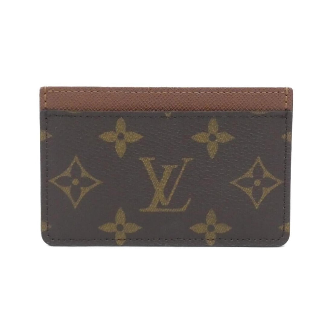 Louis Vuitton Monogram Business Card Holder/Card Case Porte Cartes Simple M61733: --- Catalog ---Category: DesignType: Card caseColor: BrownGender: Women,MenMaterial: Coated canvas Category: GeneralMPN: M61733Brand: Louis VuittonCategory: Physical PropertiesSize (HxWxD): 7cm x