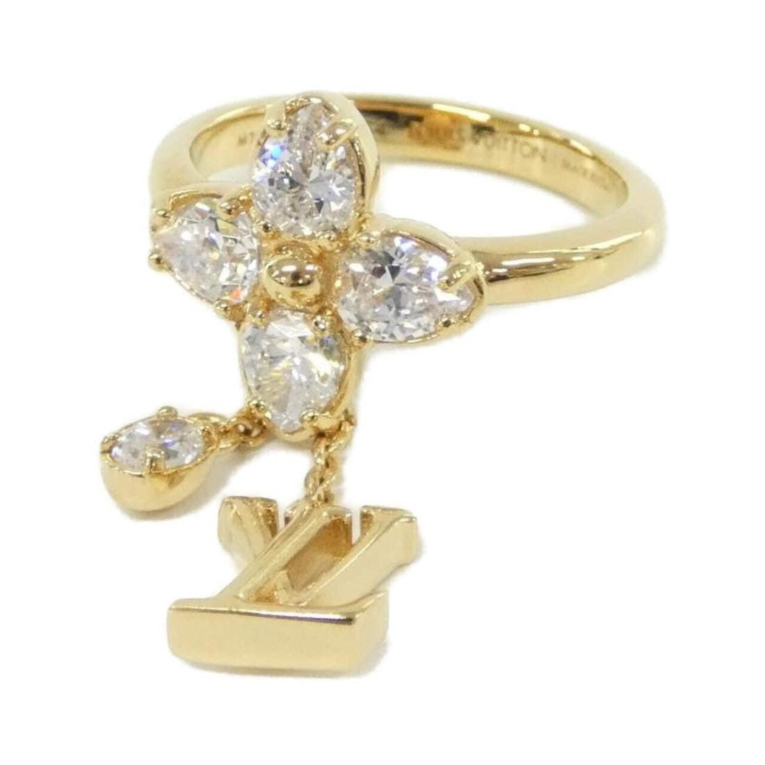 Louis Vuitton LV Dazzle Ring M1634M: --- Catalog ---Category: SizeJP Size: 13US Size: 6.5Category: DesignType: Band ringColor: GoldGender: WomenCategory: GeneralMPN: M1634MBrand: Louis Vuitton--- Item List ---Section: ConditionRanking: