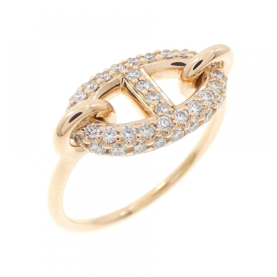 Hermes Hermès Farandole Ring: --- Catalog ---Category: SizeUS Size: 6Brand Size: 51Category: DesignType: Band ringColor: Gold, Pink goldStone: DiamondGender: WomenMaterial: Pink gold (18K)Category: GeneralMPN: H221624BBrand: Herme