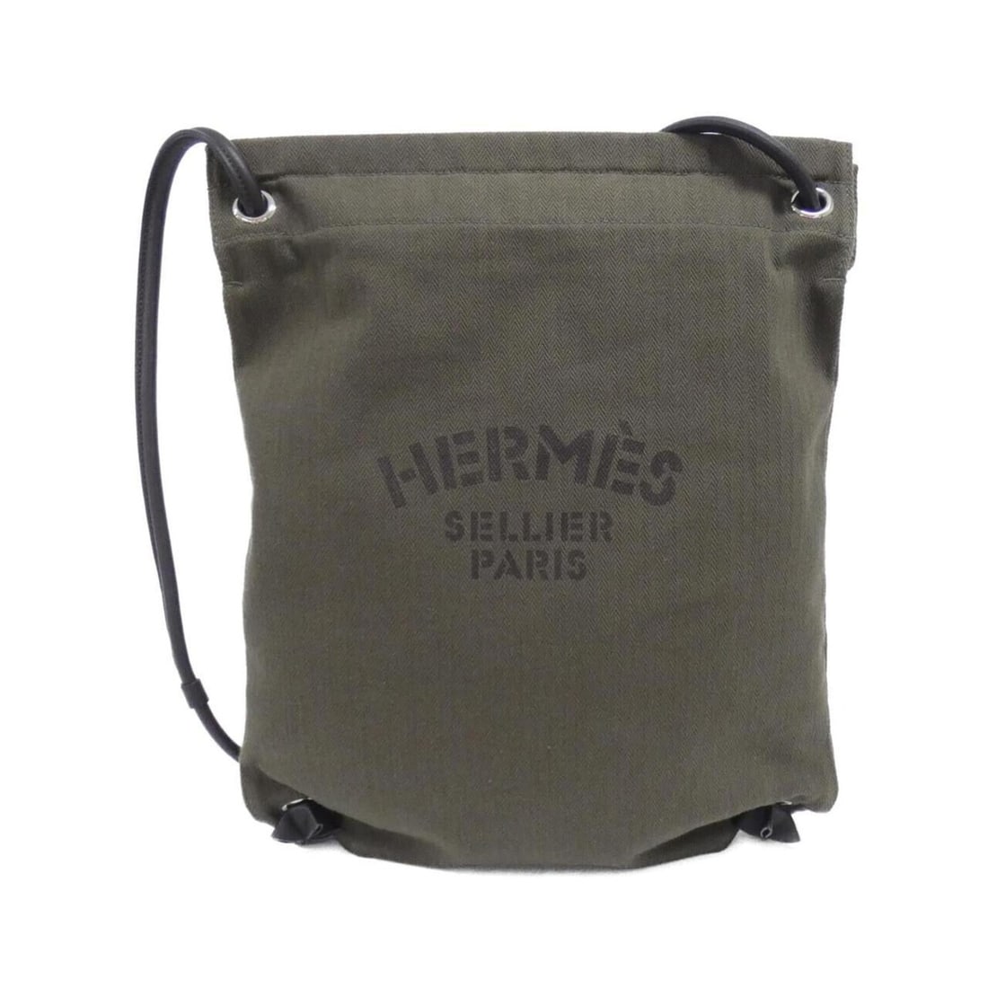 Hermes Sac Marine 079946CK Shoulder Bag: --- Catalog ---Category: SizeSize (HxWxD): 38cm x 30cm x 5.00mm / 14.96'' x 11.81'' x 0.19''Category: DesignType: Shoulder bagColor: Green, KhakiGender: Women,MenMaterial: Toile chevron , Swift