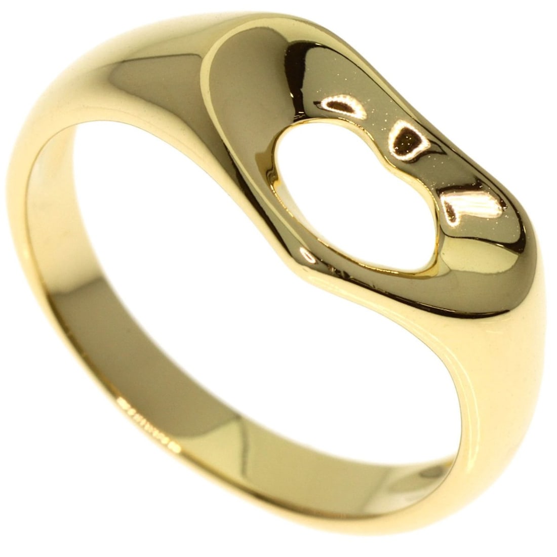 Tiffany & Co. Open Heart Ring, 18K Yellow Gold, Women's.: --- Catalog ---Category: SizeJP Size: 12US Size: 6.5Category: DesignType: Band ringGender: WomenMaterial: Yellow gold (18K)Category: GeneralLine: Open HeartBrand: Tiffany--- Item List ---Section:
