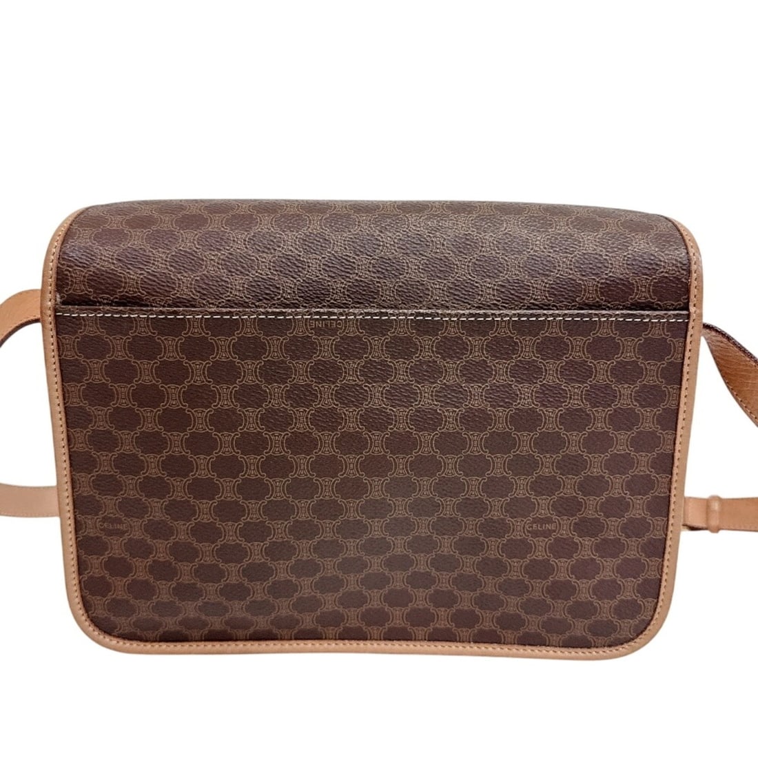 CELINE Macadam Shoulder Bag, Brown - 2