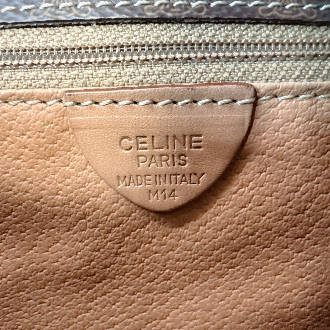 CELINE Macadam Shoulder Bag, Brown - 9