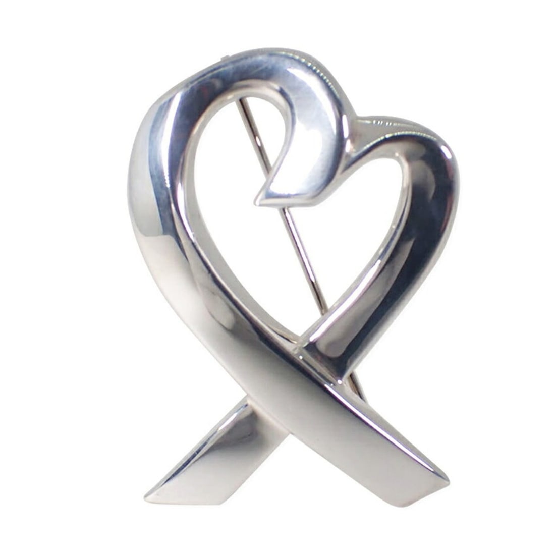 TIFFANY & Co. 925 Loving Heart Brooch (1 of 9)