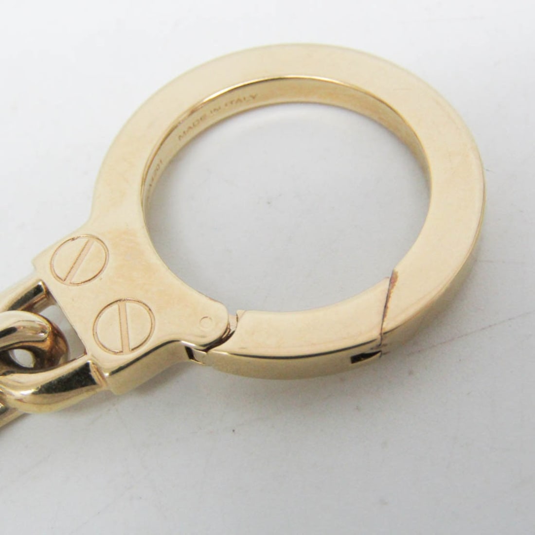 Celine Triomphe Keyring (Gold) - 7