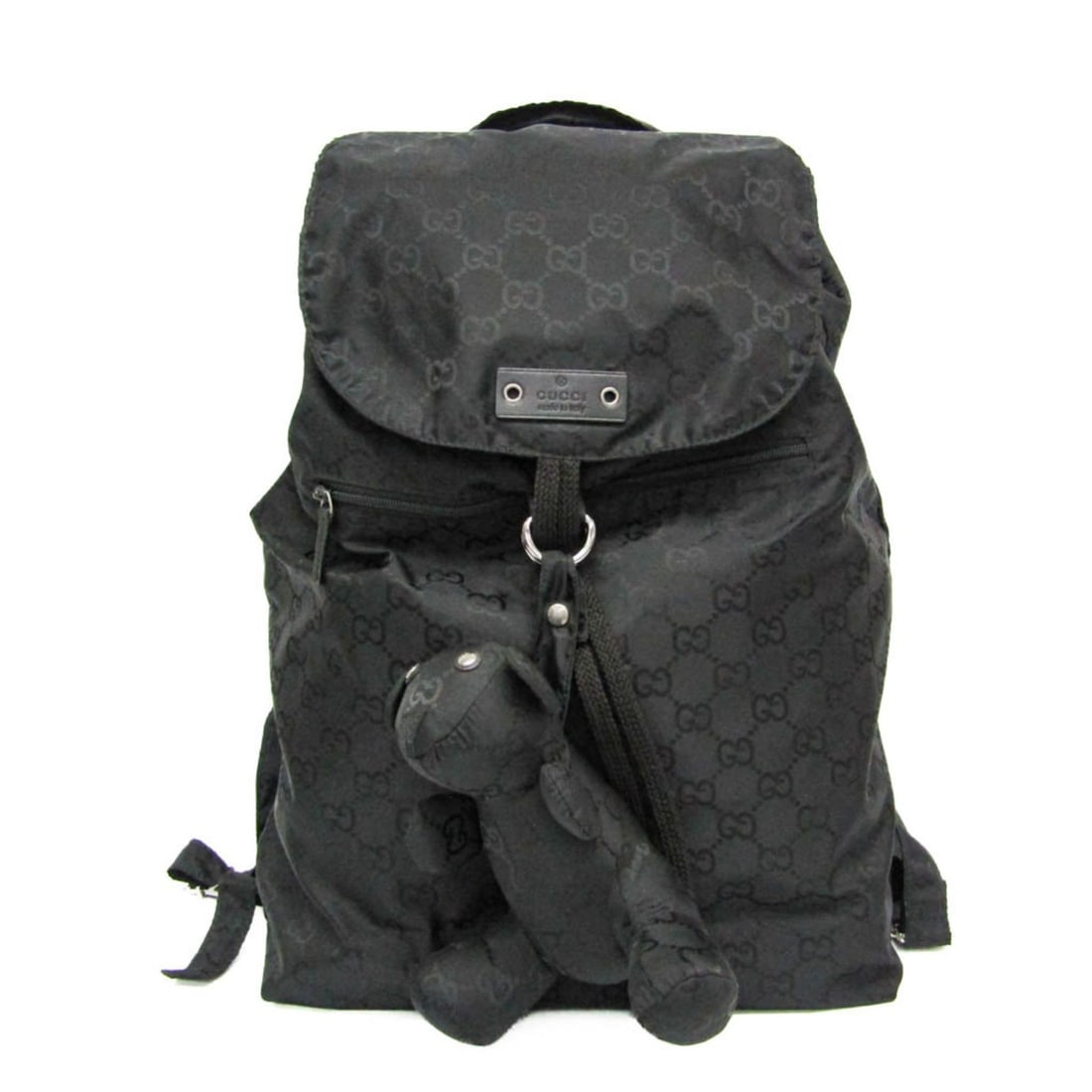 Gucci GG Nylon 223670 Women's Nylon Backpack Black: --- Catalog ---Category: SizeSize (HxWxD): 38cm x 26cm x 12cm / 14.96'' x 10.23'' x 4.72''Strap Length: 44cm - 73cm / 17.32'' - 28.74''Category: DesignType: BackpackColor: BlackGender: WomenClosure: