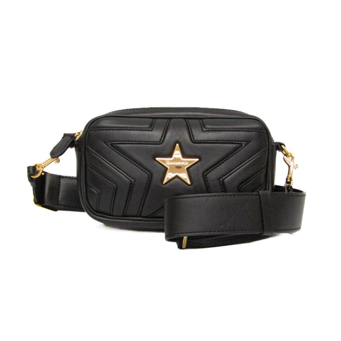 Stella McCartney Bumbag Stella Star 529309 Women's Faux Leather Fanny Pack,Shoulder Bag Black: --- Catalog ---Category: SizeSize (HxWxD): 12cm x 20cm x 4cm / 4.72'' x 7.87'' x 1.57''Strap Length: 75cm - 115cm / 29.52'' - 45.27''Category: DesignType: Fanny pack, Shoulder bagColor: BlackGender: