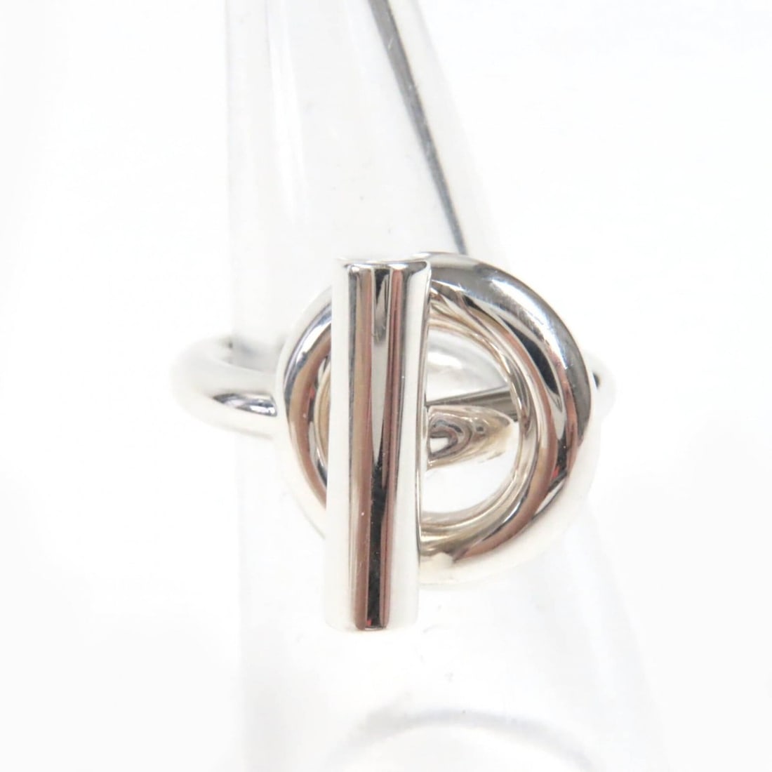 HERMES Echappé MM AG925 Ring (22BD167184), 2022 model, Silver, Size 51 (Japanese size equivalent), (1 of 15)