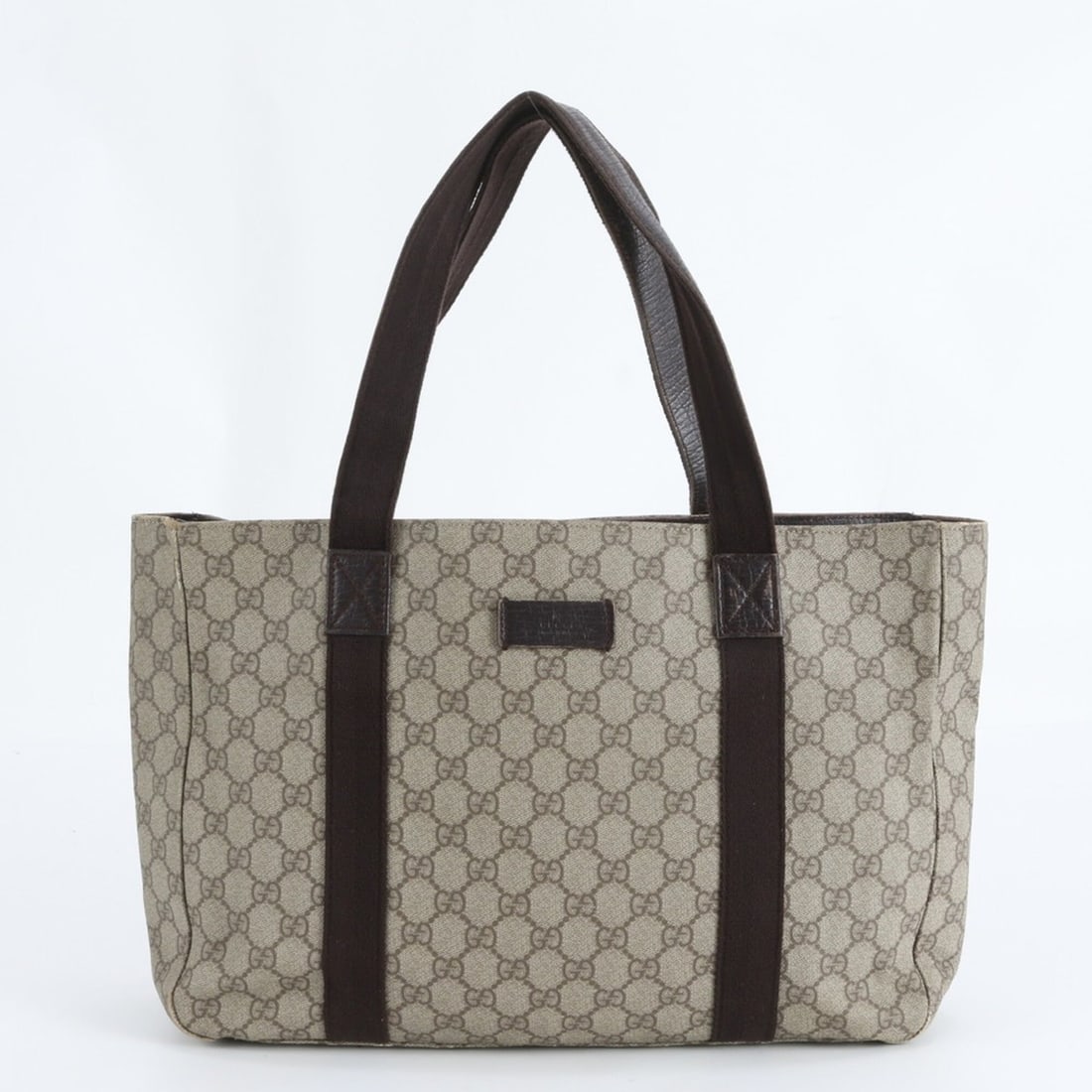 Gucci GG Supreme 141624 Leather Tote Bag, Handbag, Shoulder Business A4 Size, Men's: --- Catalog ---Category: SizeSize (HxWxD): 26cm x 38cm x 10cm / 10.23'' x 14.96'' x 3.93''Handle Length: 48cm / 18.89''Category: DesignType: Handbag, Tote bagColor: Beige, BrownGender: MenMaterial: Le