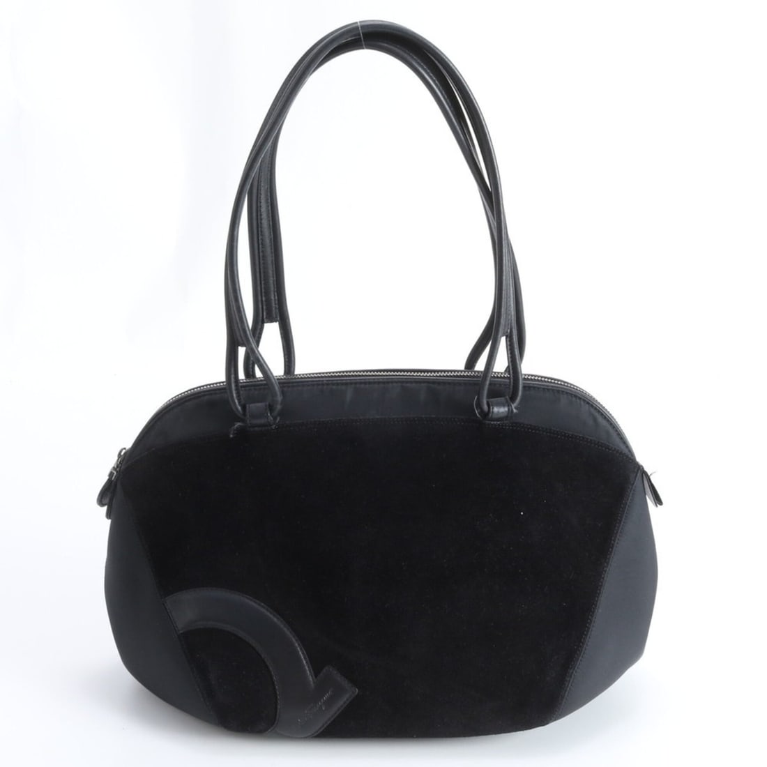 Salvatore Ferragamo Gancini Leather Tote Bag, Handbag, Shoulder Black, Women's: --- Catalog ---Category: SizeSize (HxWxD): 22cm x 36cm x 20cm / 8.66'' x 14.17'' x 7.87''Strap Length: 55cm / 21.65''Category: DesignType: Handbag, Tote bagColor: BlackGender: WomenMaterial: Leather C