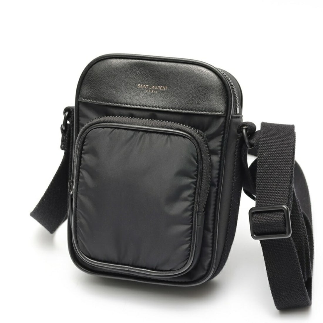 Saint Laurent City Mini Camera Bag Shoulder 779661 Nylon Leather Black: --- Catalog ---Category: SizeSize (HxWxD): 18.5cm x 14cm x 5cm / 7.28'' x 5.51'' x 1.96''Category: DesignType: Shoulder bagColor: BlackGender: WomenMaterial: Leather Category: GeneralMPN: 779661Brand: