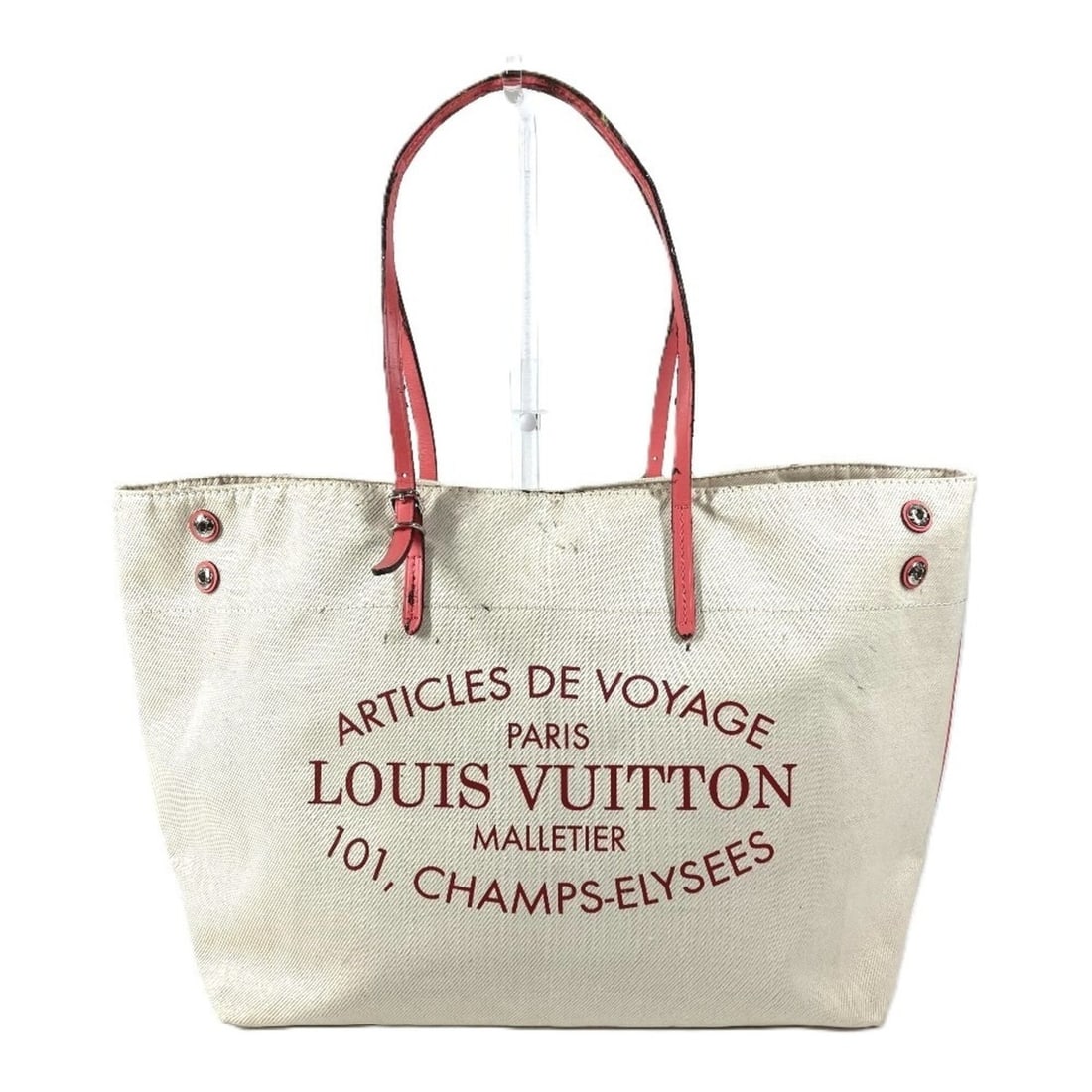LOUIS VUITTON M94502 Summer Collection 2014 Cabas MM Tote Bag Shoulder Canvas Leather Men's Women's: --- Catalog ---Category: SizeSize (HxWxD): 27.5cm x 32.5cm x 16cm / 10.82'' x 12.79'' x 6.29''Category: DesignType: Shoulder bag, Tote bagColor: PinkGender: Men,WomenMaterial: Canvas , Leather Categor