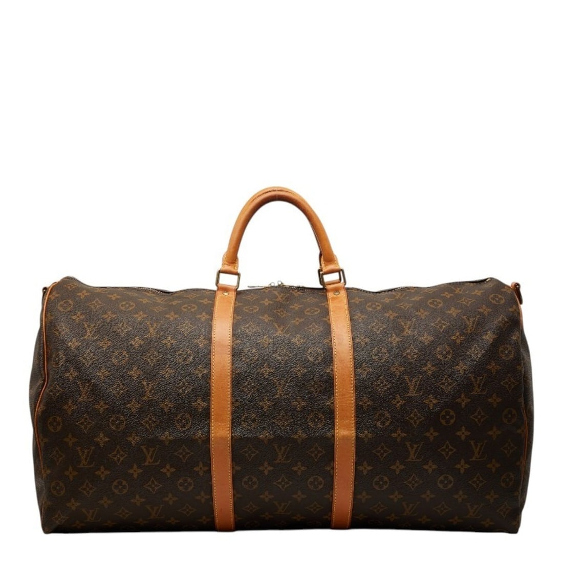Louis Vuitton Monogram Keepall Bandoulière 60 Shoulder Bag M41412 Brown Leather Women's LOUIS (1 of 11)