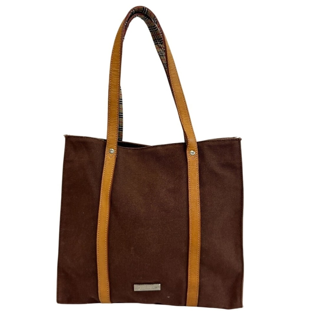 BURBERRY Blue Label Nova Check Shoulder Tote Bag, Brown: --- Catalog ---Category: SizeSize (HxWxD): 27.5cm x 30cm x 8cm / 10.82'' x 11.81'' x 3.14''Category: DesignType: Tote bagColor: BrownGender: Women,MenMaterial: Canvas Category: GeneralLine: Blue Label