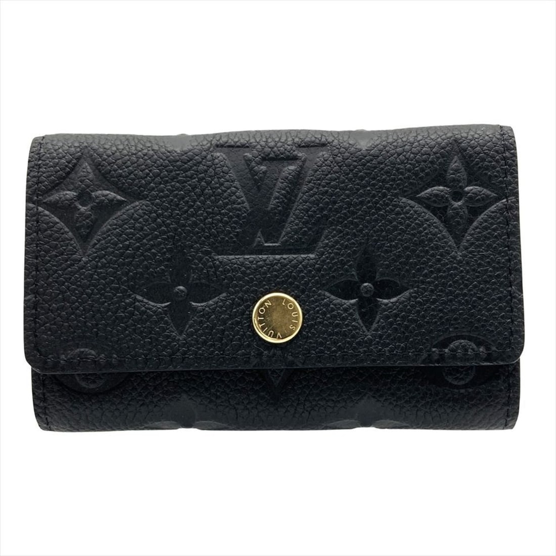 Louis Vuitton Multicles 6 Key Case, Monogram Empreinte, M64421, Black, Gold Hardware, RFID,: --- Catalog ---Category: DesignType: KeycaseColor: BlackGender: Men,WomenMaterial: Monogram Empreinte Category: GeneralMPN: M64421Brand: Louis VuittonCountry of Origin: FranceCategory: Physical