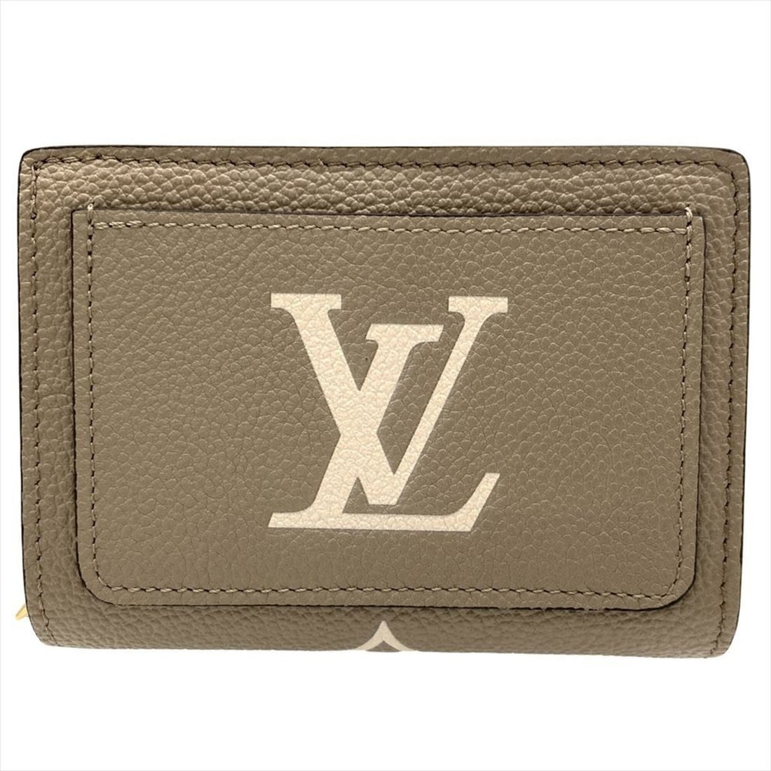 Louis Vuitton Portefeuille Claire Bi-fold Wallet, Monogram Empreinte, M82370, Beige, RFID, Bi-color: --- Catalog ---Category: SizeSize (HxWxD): 8cm x 11cm x 3cm / 3.14'' x 4.33'' x 1.18''Category: DesignType: Wallet (bi-fold)Color: BeigeGender: WomenMaterial: Monogram Empreinte Category: GeneralMPN:
