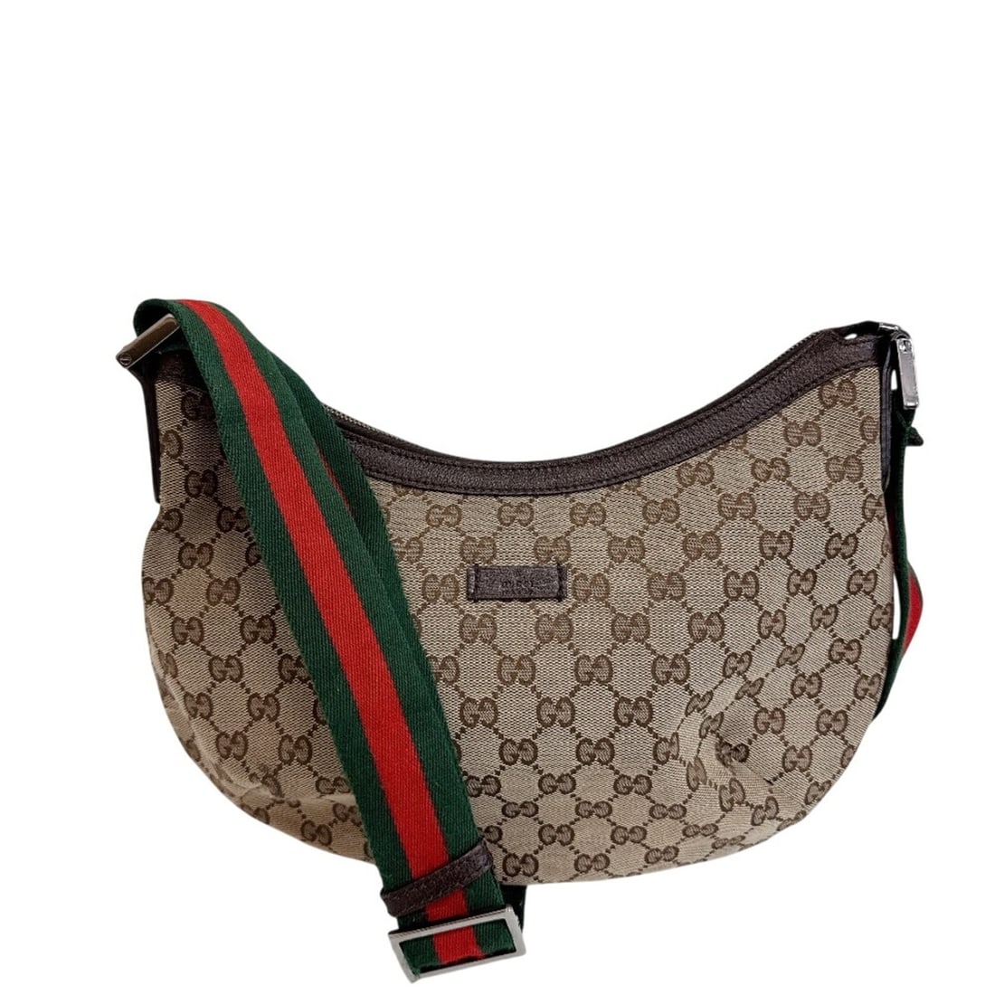 GUCCI 181092 Sherry Line Shoulder Bag, Brown (1 of 16)