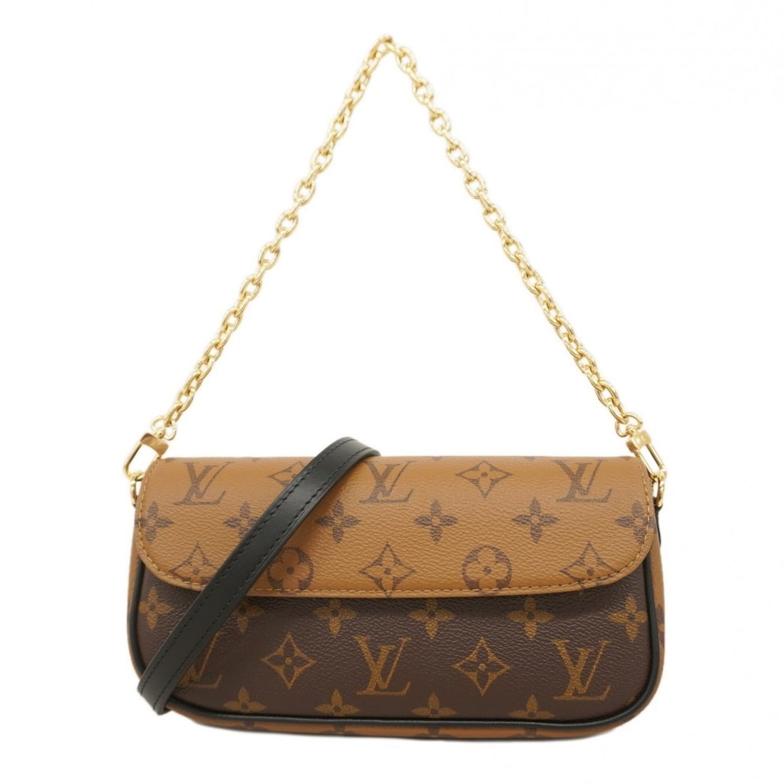Louis Vuitton Monogram Reverse Wallet-on-Chain Ivy Handbag M26587 Brown 2-way bag for women (1 of 20)