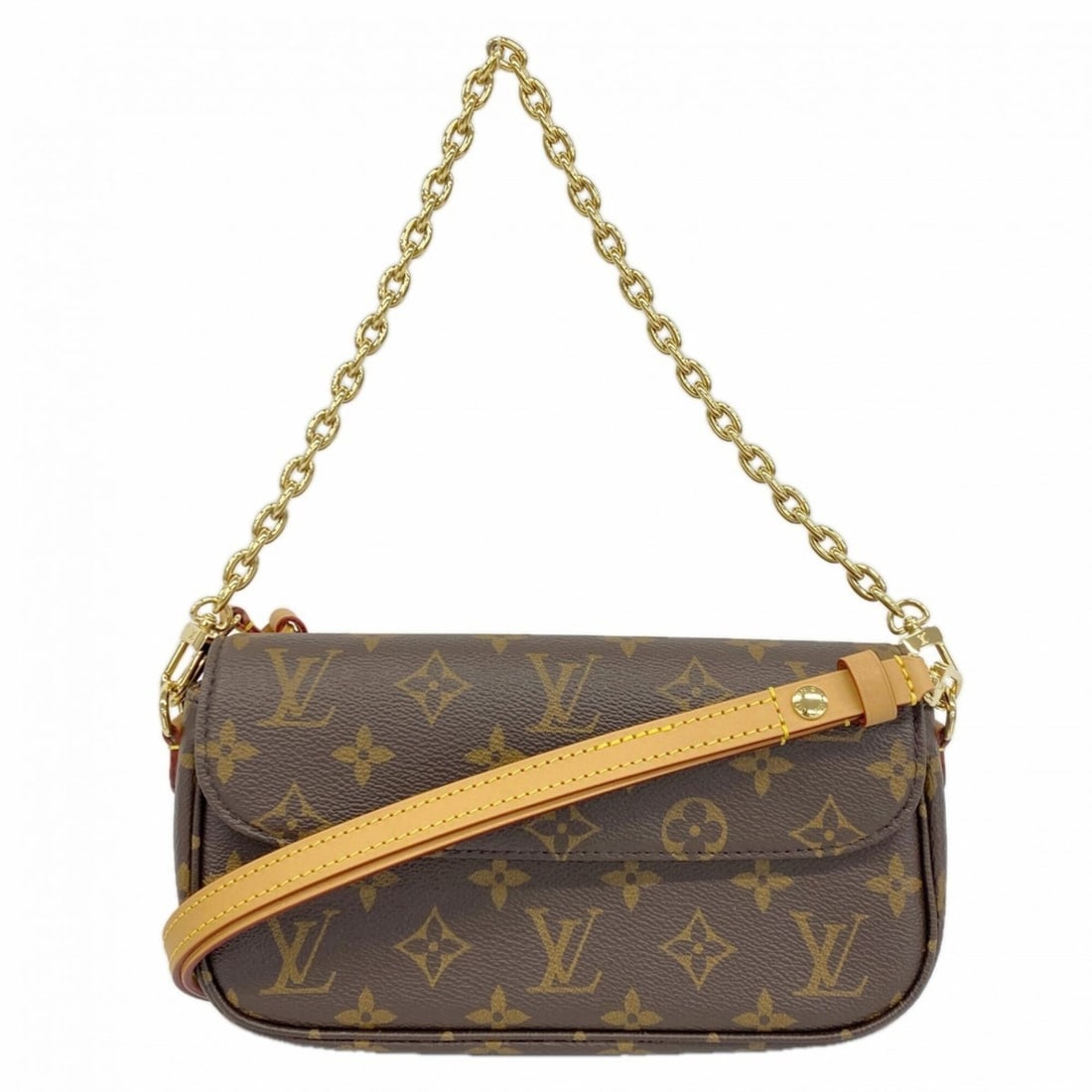 Louis Vuitton Pochette Monogram Wallet on Chain Ivy M81911 Brown 2-way bag for women (1 of 19)