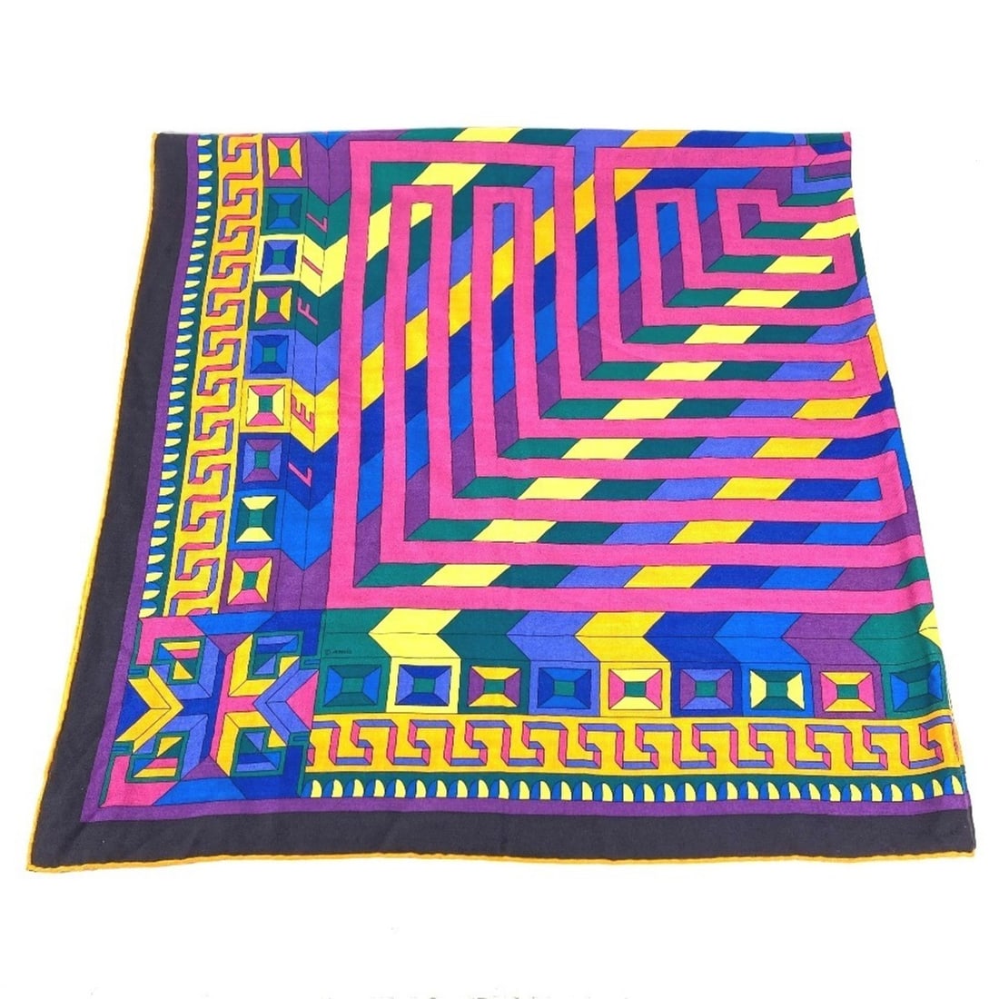 HERMES LE FIL DARIANE (Ariadne's Thread) Carre Geant 140 Shawl Stole Large Scarf Muffler Cashmere (1 of 15)