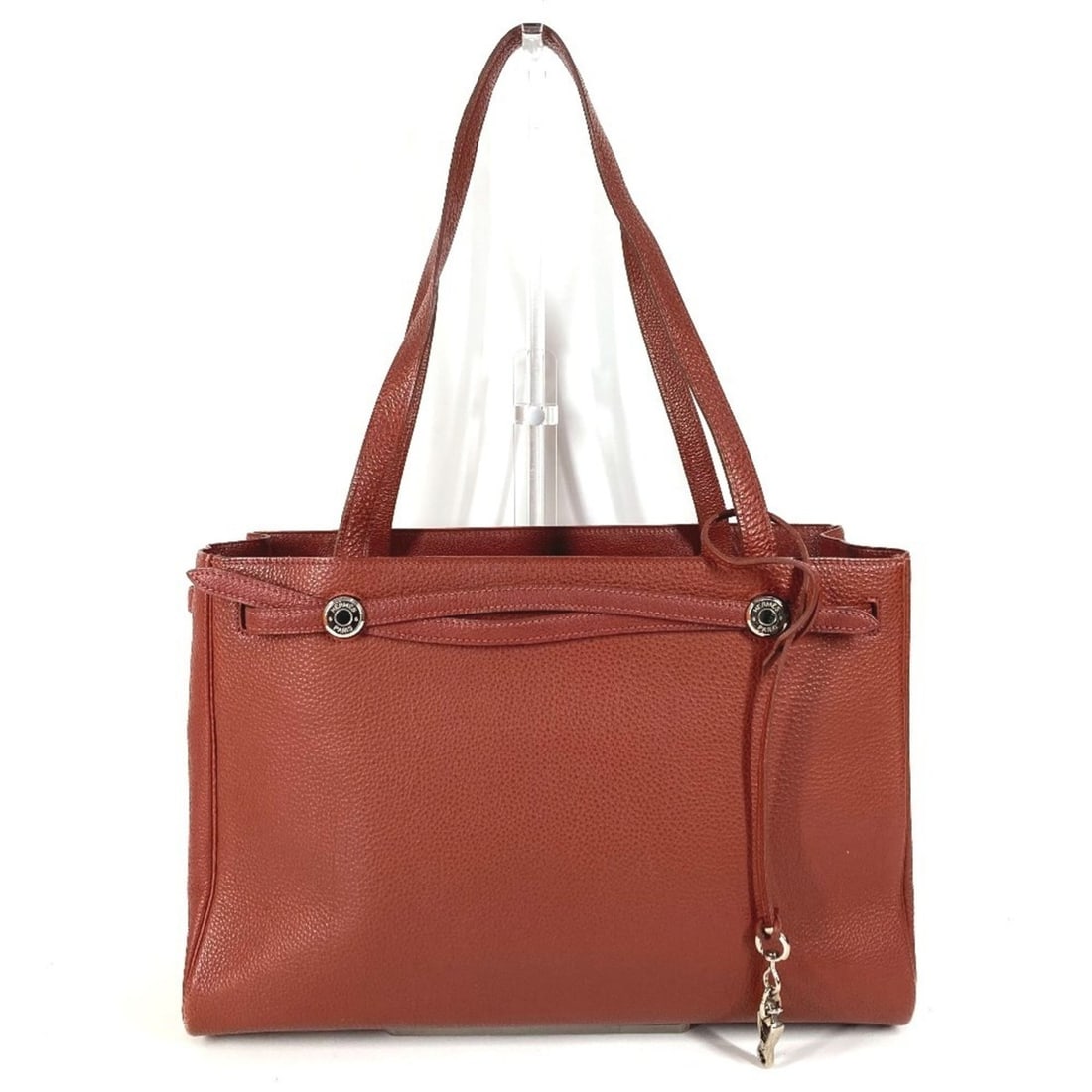 HERMES Cabana Tote Bag, Shoulder Leather, Brown Tone, for Men and Women: --- Catalog ---Category: SizeSize (HxWxD): 22.5cm x 34cm x 12cm / 8.85'' x 13.38'' x 4.72''Category: DesignType: Shoulder bag, Tote bagColor: BrownGender: WomenMaterial: Leather Hardware Color: Silver