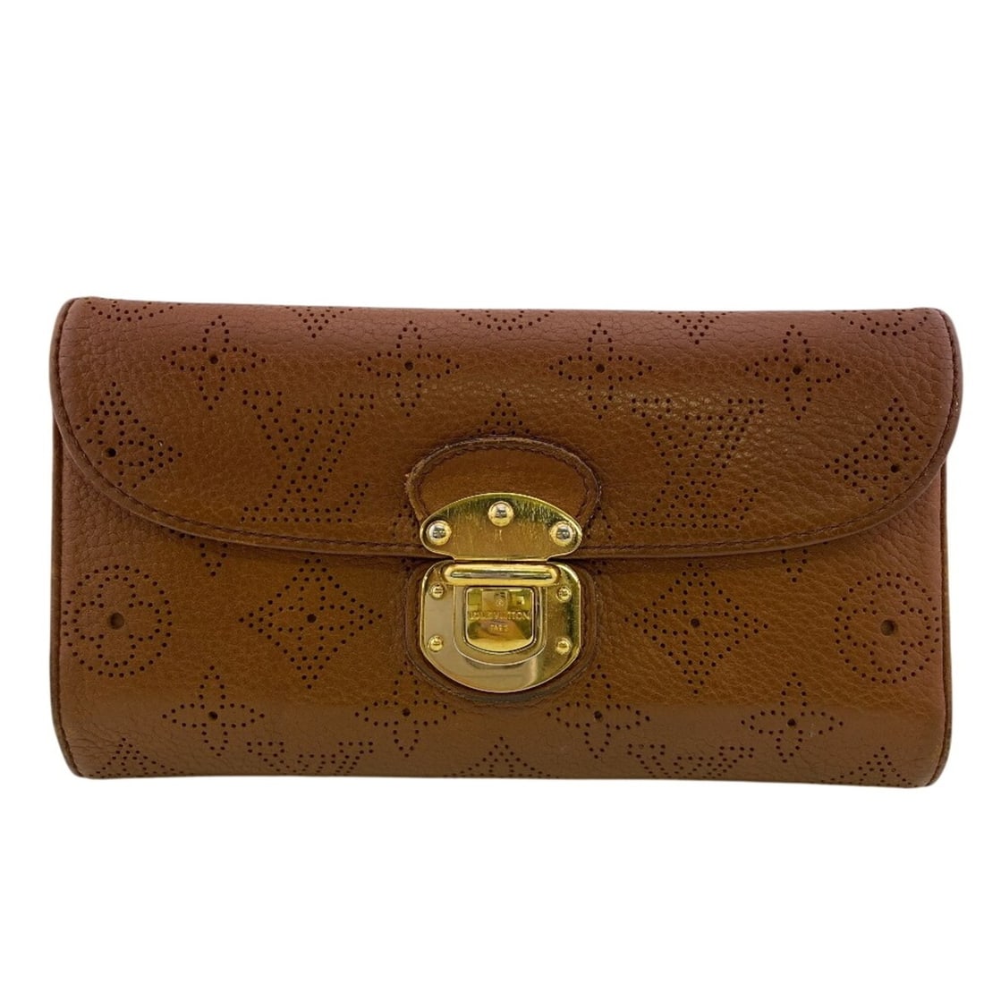 LOUIS VUITTON Louis Vuitton M58138 Portefeuille Amelia Monogram Mahina Long Wallet Brown: --- Catalog ---Category: SizeSize (HxWxD): 10.5cm x 19cm x 2cm / 4.13'' x 7.48'' x 0.78''Category: DesignType: Long wallet (bi-fold)Color: BrownGender: WomenMaterial: Leather Category: GeneralBrand: L