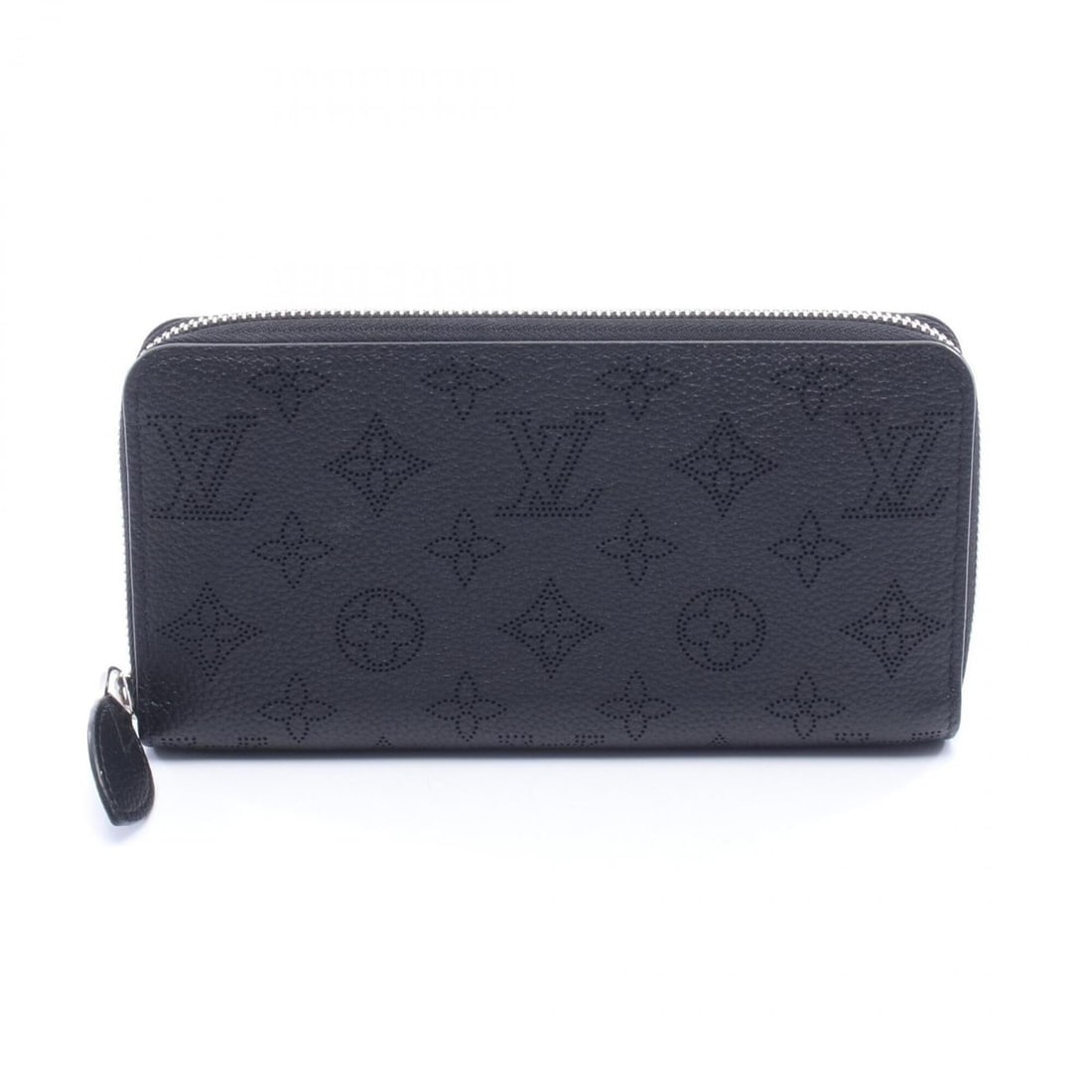 Louis Vuitton Zippy Wallet Round Long Leather Mahina Women's Black M61867 (1 of 18)