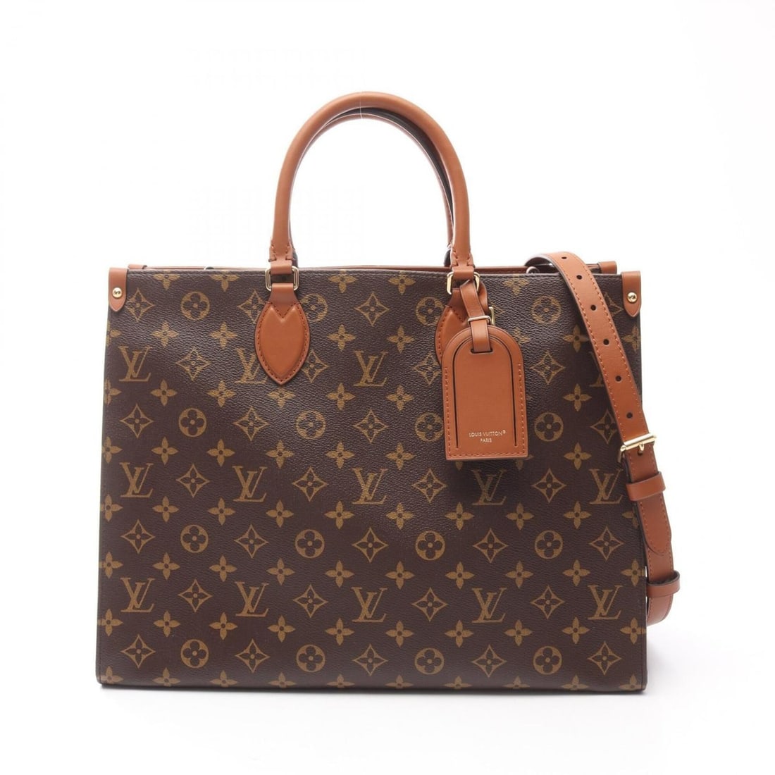 Louis Vuitton OnTheGo Organizer 2-Way Tote Bag/Handbag, Coated Canvas and Leather, Monogram Pattern, (1 of 14)