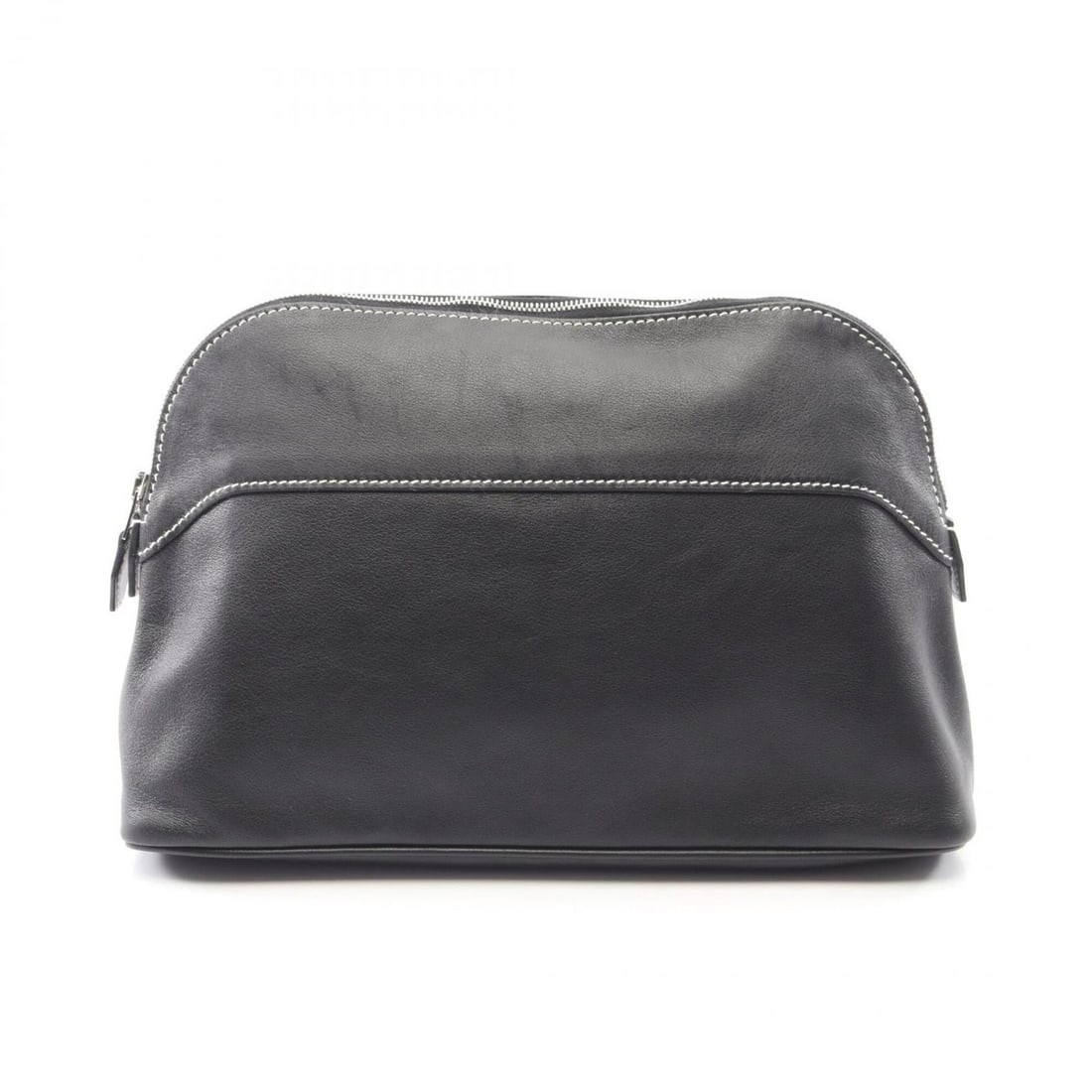 Hermes Bolide Pouch MM Handbag, Leather, Veau Swift, Black. (1 of 9)