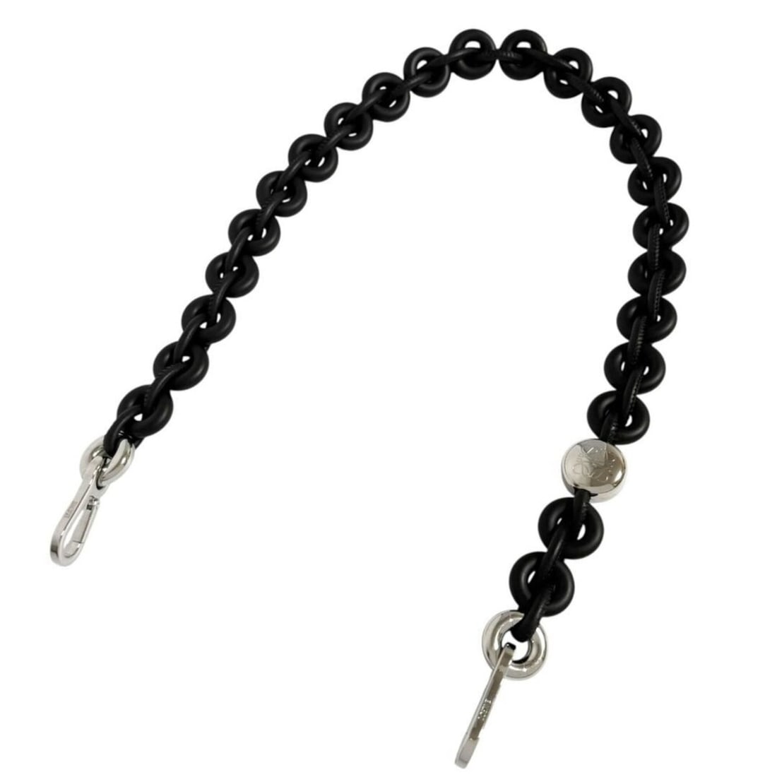 Loewe Women's Donut Chain Shoulder Bag Strap Black Pebble (1 of 16)