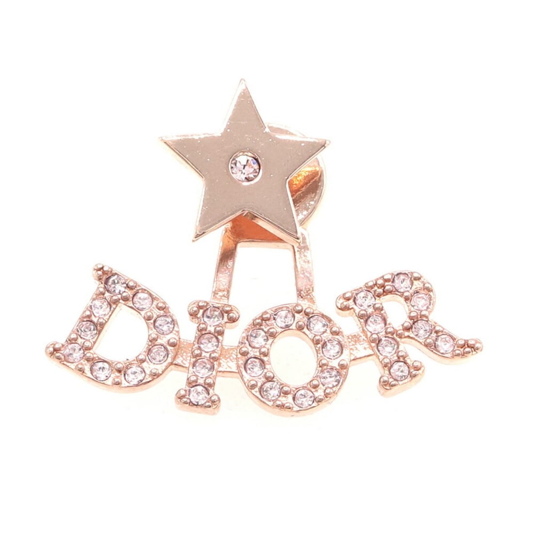 Christian Dior Dior Single Earring, Revolution E3552WOMCY, Pink Gold Metal, Star Design, Women's,: --- Catalog ---Category: SizeSize (HxWxD): 9.20mm x 9.60mm / 0.36'' x 0.38''Pendant Length: 23.00mm / 0.91''Category: DesignType: Stud earringsColor: Pink goldGender: WomenMaterial: Metal, RhinestoneS