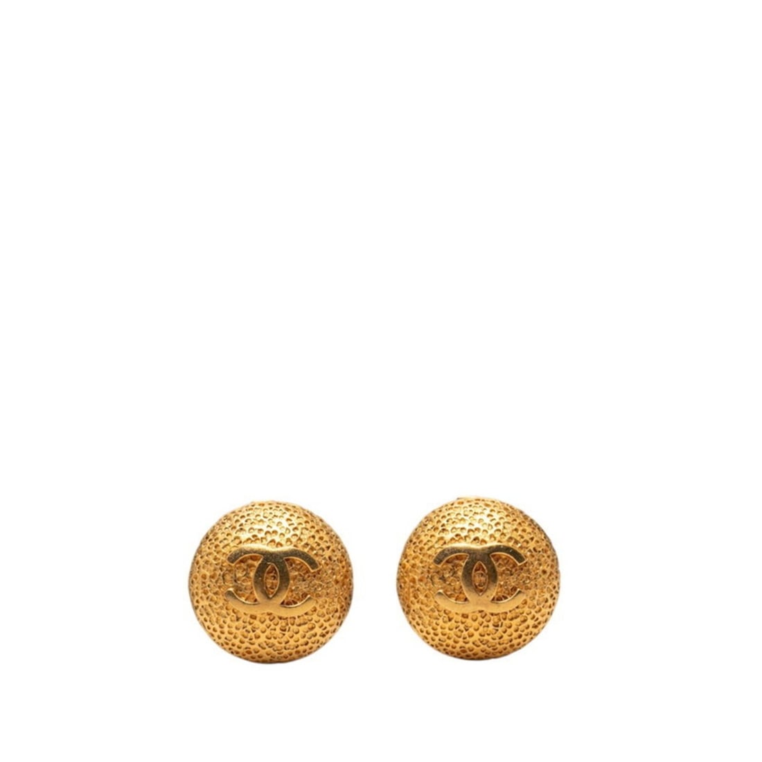 Chanel Coco Mark Vintage Earrings, Gold Plated, Women's CHANEL (1 of 10)