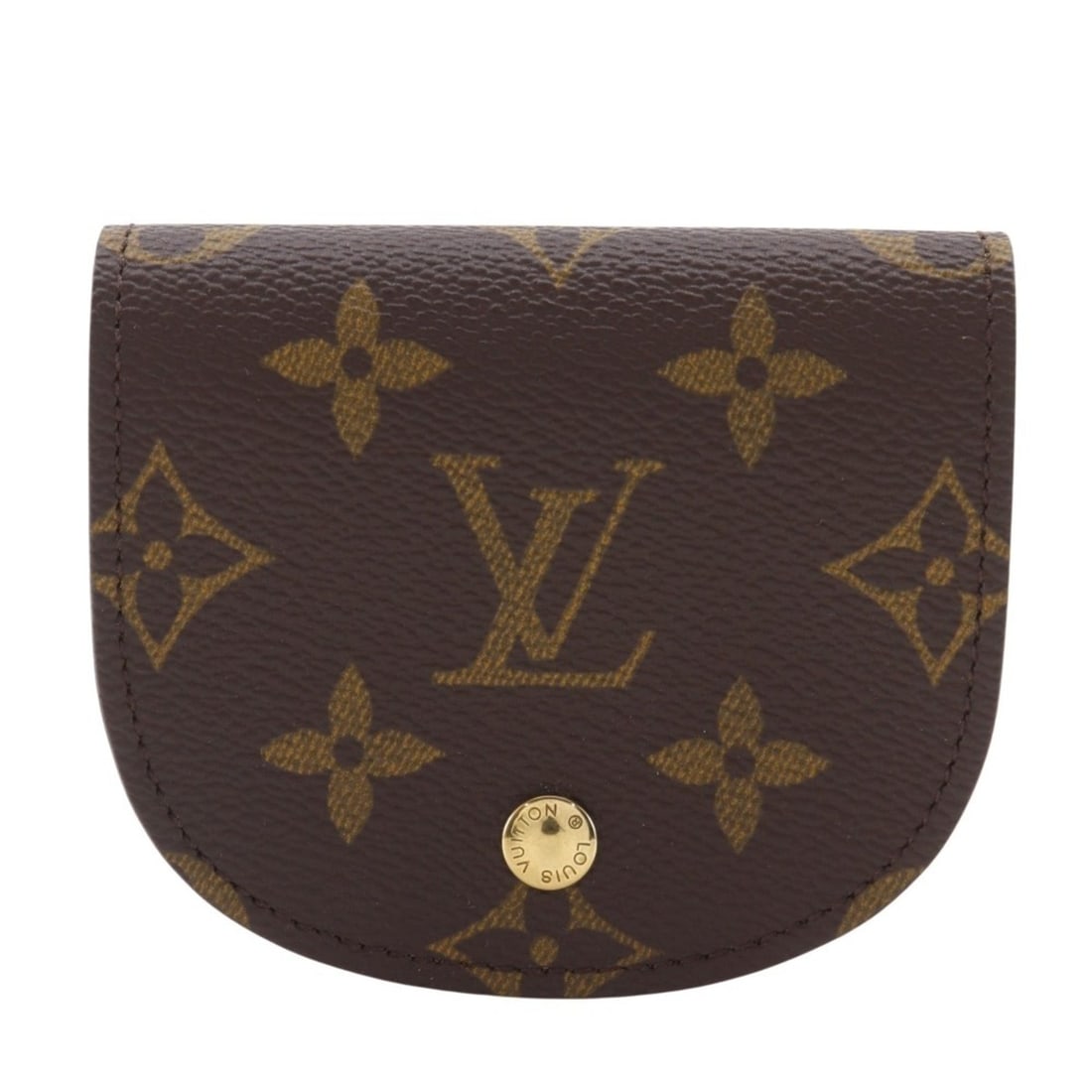Louis Vuitton Portemonnaie Guse Coin Case M61970 Monogram Canvas 2001 Brown CT0011 Snap Button: --- Catalog ---Category: SizeWeight: 50g / 1.76oz.Size (HxWxD): 8cm x 9.5cm x 2cm / 3.14'' x 3.74'' x 0.78''Category: DesignType: Coin purse/coin caseColor: BrownGender: Unisex,Women,MenMaterial: