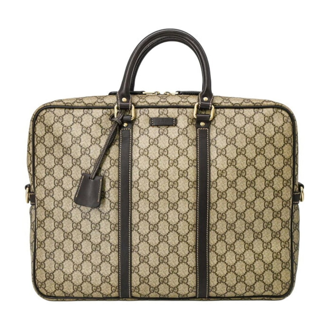 GUCCI GG Supreme bag for men, leather, beige/brown, 201480 (1 of 16)