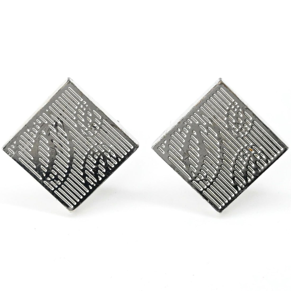 Cartier Cufflinks 2C Happy Birthday Metal Silver SV925 (1 of 11)