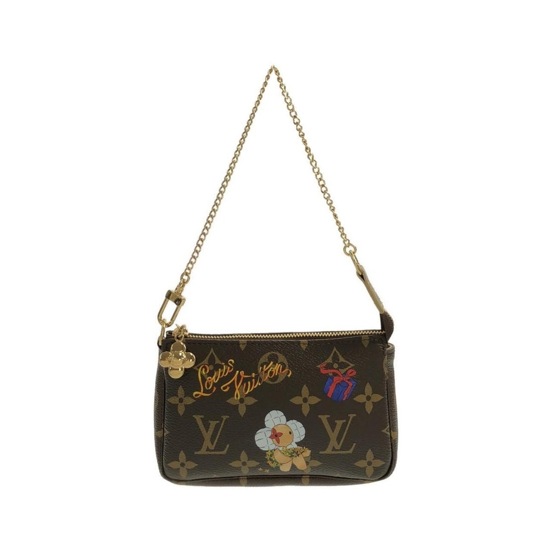Louis Vuitton Monogram (Vivienne Winter Holiday) Mini Pochette Accessoires M15328 Accessory Pouch (1 of 11)