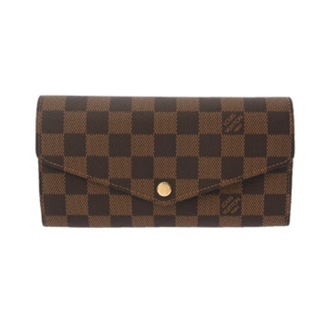 LOUIS VUITTON Louis Vuitton Damier Portefeuille Sarah Brown N63209 Men's and Women's Canvas Long (1 of 11)