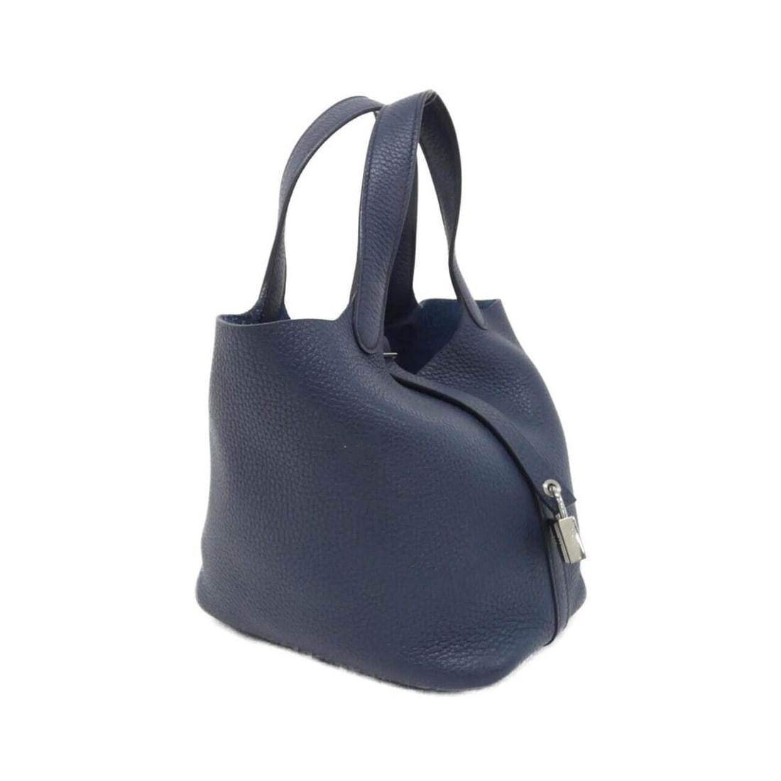 Hermes Picotin Lock PM 056289CK Handbag: --- Catalog ---Category: SizeSize (HxWxD): 18.5cm x 18cm x 13cm / 7.28'' x 7.08'' x 5.11''Category: DesignType: HandbagColor: BlueGender: WomenMaterial: Taurillon clemence leather Hardware Color: Silv