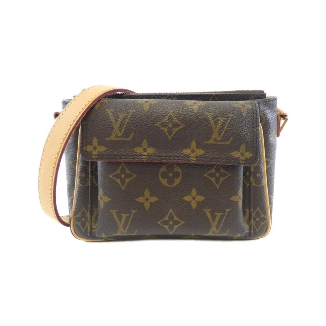 Louis Vuitton Monogram Viva Cite PM M51165 Shoulder Bag: --- Catalog ---Category: SizeSize (HxWxD): 13cm x 18cm x 9cm / 5.11'' x 7.08'' x 3.54''Category: DesignType: Shoulder bagColor: MarronGender: WomenMaterial: Coated canvas Hardware Color: