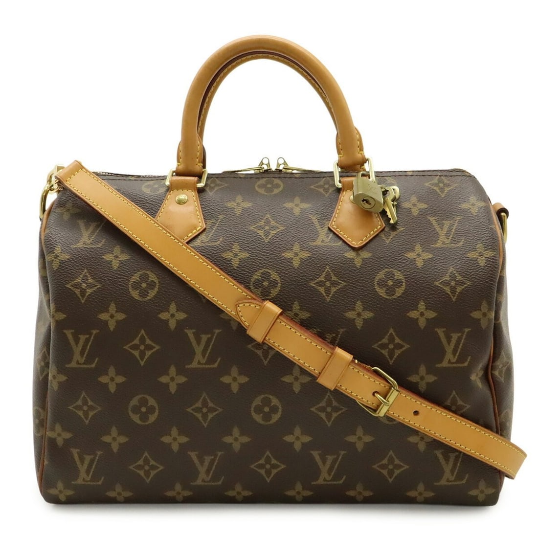 LOUIS VUITTON Louis Vuitton Monogram Speedy Bandoulière 30 Handbag Boston Bag Shoulder M41112 (1 of 12)