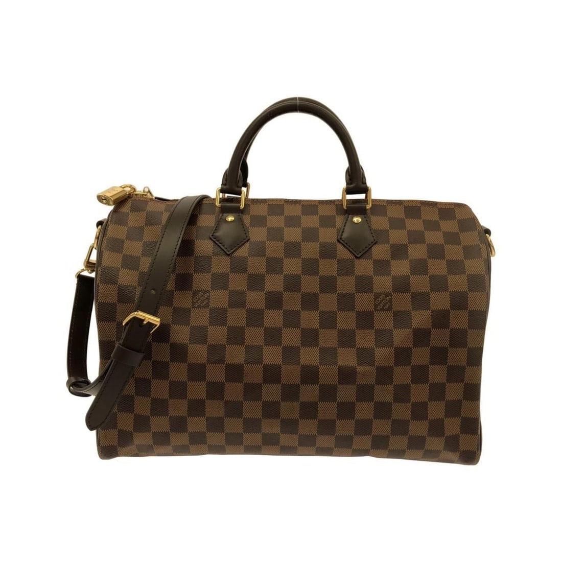 Louis Vuitton Damier Speedy Bandoulière 35cm N41366 Boston Bag: --- Catalog ---Category: SizeSize (HxWxD): 24cm x 35cm x 18cm / 9.44'' x 13.77'' x 7.08''Category: DesignType: Boston bagColor: EbeneGender: Men,WomenMaterial: Coated canvas Hardware Color: