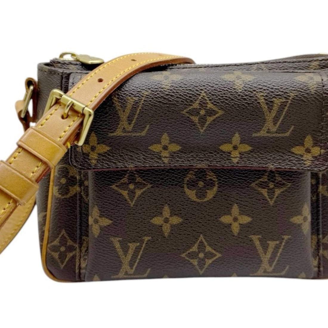 LOUIS VUITTON Louis Vuitton Monogram Vivacite PM M51165 Shoulder Bag Brown Women's: --- Catalog ---Category: SizeSize (HxWxD): 13cm x 18cm x 8cm / 5.11'' x 7.08'' x 3.14''Strap Length: 107cm - 125cm / 42.12'' - 49.21''Category: DesignType: Shoulder bagColor: BrownGender: