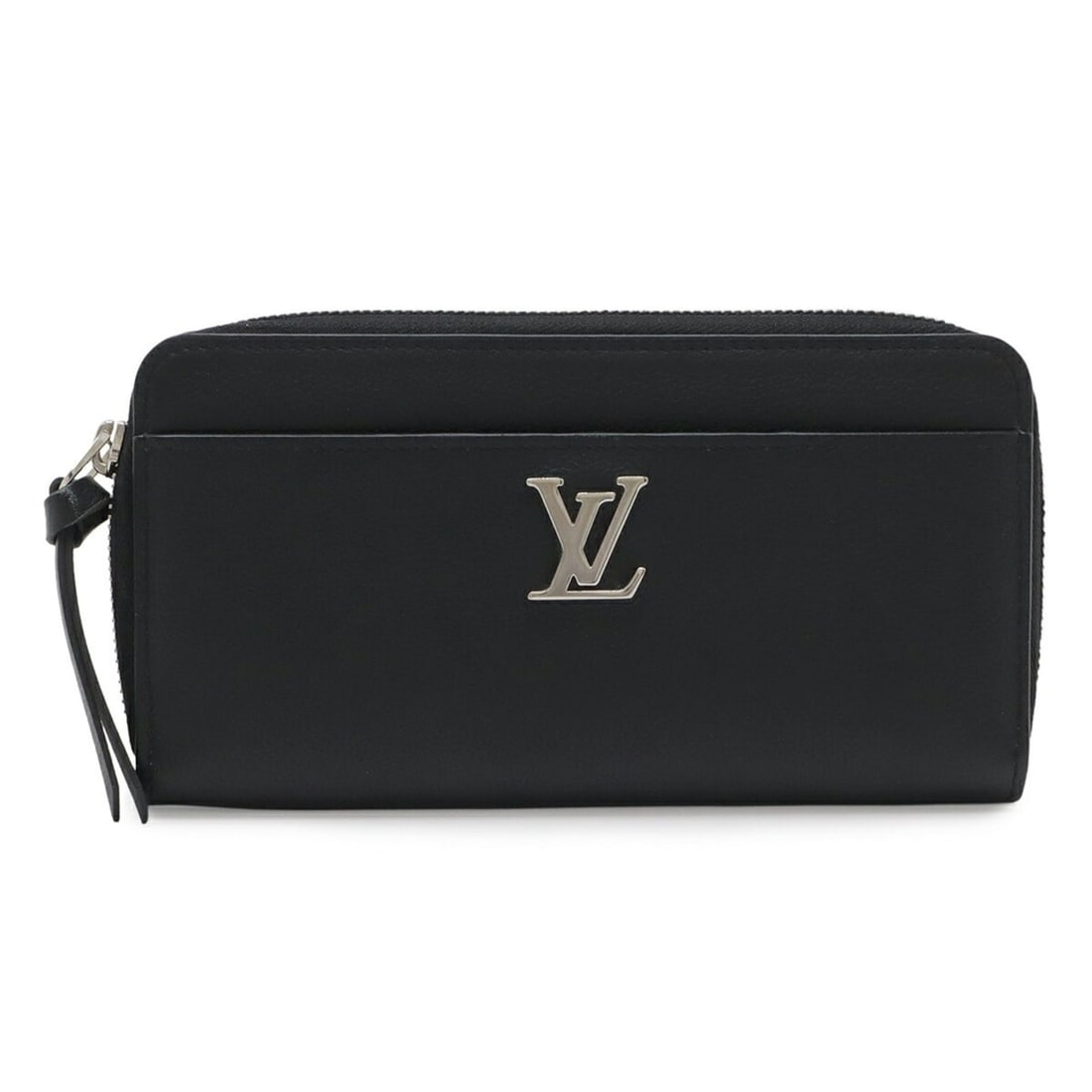 LOUIS VUITTON Zippy Lockme Round Long Wallet, Calf Leather, Noir Black, M62622: --- Catalog ---Category: SizeSize (HxWxD): 10.5cm x 19.5cm / 4.13'' x 7.67''Category: DesignType: Coin purse/coin caseColor: Black, NoirGender: WomenCategory: GeneralMPN: M62622Brand: Louis